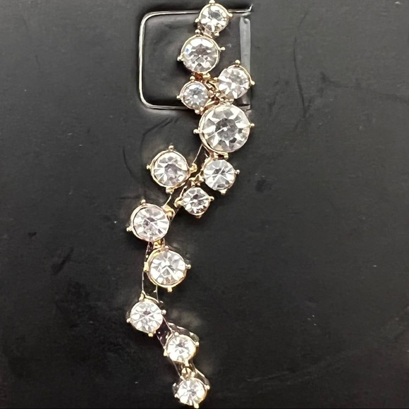 Baublebar Farah Ear Crawler Faux Diamond Luxe Earrings NWT - Picture 3 of 4